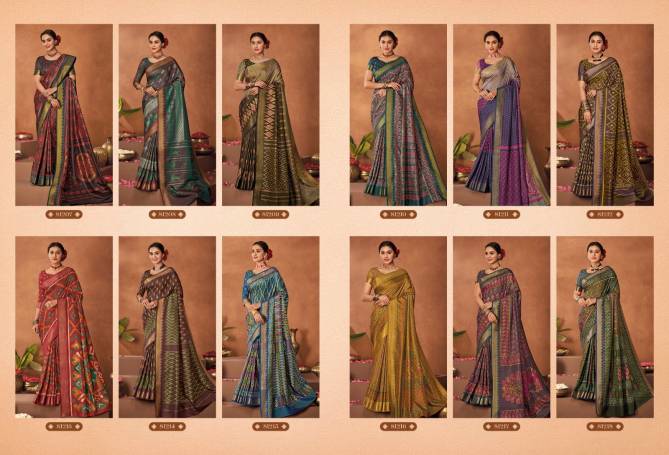 Jhamewar Silk Vol 6 By Vipul Two Tone Silk Sarees Wholesale Shop In Surat